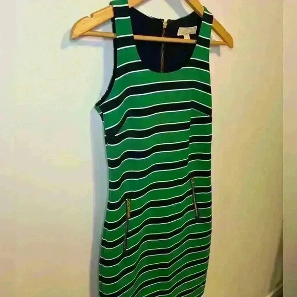 Micheal Kors Dress with Pockets  ! | Size XS | Gold Accents - Picture 2 of 7